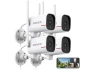Outdoor Home Security Camera, 4 Pack — Security Camera, DEKCO