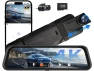 10-inch Mirror Dash Camera with 64GB Card — Dash Cam, Trisvision