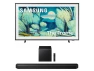 50-Inch The Frame TV and Soundbar Bundle — Smart TV, Samsung