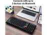 Mechanical Keyboard with Hot-Swappable K Pro Red Switches — Bluetooth Keyboard, Keychron