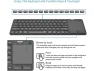 Bluetooth Touch TV Keyboard — Bluetooth Keyboard, Arteck