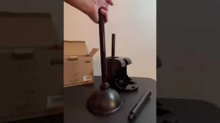 Toilet Plunger and Brush, Bowl Brush and Heavy Duty Toilet Plunger Set Review, Nice set fits great i