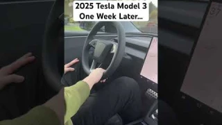 Tesla Model 3 2025 - One Week Review! #tesla #teslamodel3