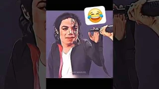 Michael Jackson was trying hard not to laugh