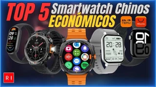 🔝5 Mejores Smartwatch Chinos Económicos del 2025 😲 Por Menos de $40.00 USD