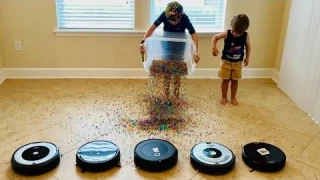 How Well Can Robot Vacuums Clean Water Beads Off Tile Floor??