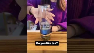 ⭐ Product Link in Comments ⭐Double Glass Tea Infuser Thermos Bottle #viral