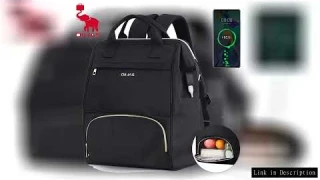 OIWAS Lunch Backpack for Women 15.6 inch Laptop Backpack Insulated Cooler Backpack with USB Port Men