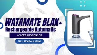 Watamate Blak+ Rechargeable Automatic Water Dispenser | Review | Demo