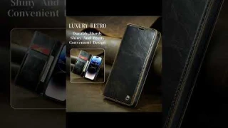 Caseme-case.com iPhone 14 Pro Wallet Magnetic Stand Case