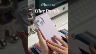 You found a perfect case for your lilac purple iPhone 14 ☺️💗#siliconecase #apple #iphone14 #foryou
