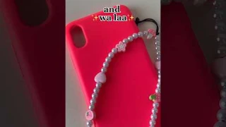 how to attach a phone charm! 🤍🌟