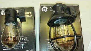Night light LED vintage style