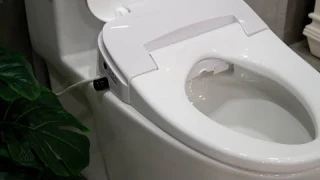 Install A Smart Bidet Seat For Your Simple Toilet！Intelligent Toilets Seat Installation