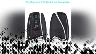 Review 3+1/4 Buttons Smart Keyless Go Remote Key Fob 433mhz with ID46 Chip FCC ID: 95440-2W500 for