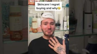 SKINCARE I REGRET BUYING!😱 (follow for more!💗) #skincare #skincareroutine #skincaretips #skin