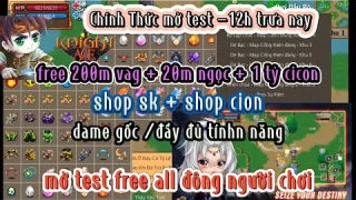 HSO  LẬU MỚI/Chính Thức mở test 12h/free 200m vàg + 20m ngọc/free 1 tỷ cion/shop cion/đồ hoạ mới!!