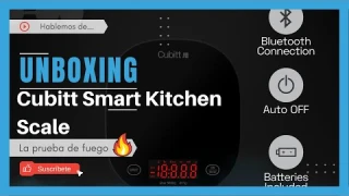 ✅ ¡UNBOXING! Cubitt Smart Kitchen Scale. ¿Vale la pena?