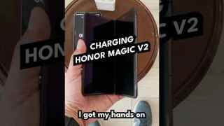 HONOR Magic V2 | Charging test