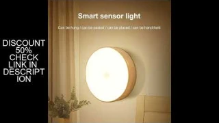LED Smart Human Body Sensor Night Lamp Emergency Automatic Lighting USB Charging Wireless Magentic S