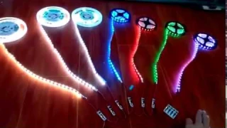 Hand wave sensor with led strip light