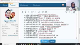 Học tiếng Trung để order Taobao Thầy Vũ hướng dẫn các mẫu câu chat với shop Trung Quốc