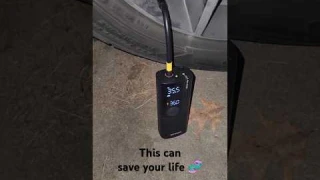 "Quick & Easy Tire Inflation with Airmoto Portable Air Compressor! 🚗🔧" #maanivstech #tech #amazon