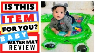 How to INSTALL and USE "VATOS Tummy Time Baby Water Mat"