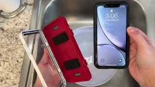 Review of ANGVOG Waterproof Shower Phone Holder, 360° Rotation Anti-Fog Touch Screen Wall Mount