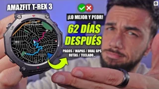 Lo MEJOR y PEOR!🤔Amazfit T-REX 3: REVIEW a FONDO tras 2 MESES