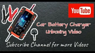 🔋 Smart Car Battery Charger ⚡ 12V/24V | Automatic 3-Stage Trickle Maintainer & Test Review 🚗