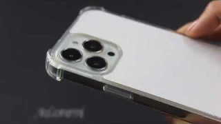 Four-corner anti-fall transparent phone case for IP13 series