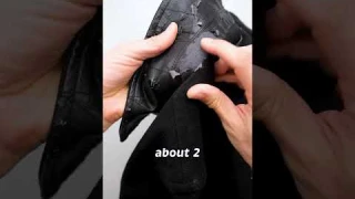 Faux Leather Is Plastic #themoreyouknow #fauxleather #leather