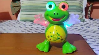 Dancing frog toy