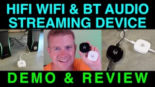 HiFi WiFi Bluetooth Audio Streaming Device Olio by iEast Demo Review Airplay Alexa Spotify Tidal
