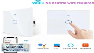 Tuya Wifi Smart Wall Light Switch 1/2/3 Gang EU Touch Switch Rf433 Review