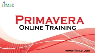 Oracle Primavera Software P6 PPM Video Tutorial