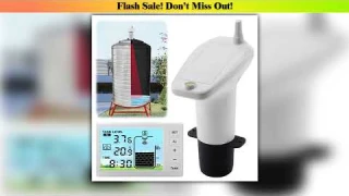 Hands-on Ultrasonic Water Tank Liquid Depth Level Meter W Temperature Sensor Time Display