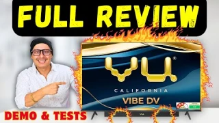 VU VIBE DV 2025 Review | Is it the Best 4K TV 2025 | Full Review with Demo and Tests