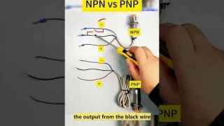Proximity Sensor 101: NPN vs PNP #shorts #npn #pnp #electrician