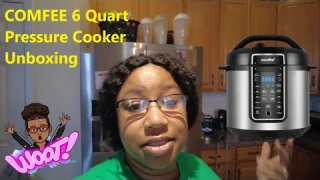 COMFEE 6 Quart 12 in 1 Pressure Cooker Unboxing