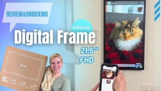 Arktronic Digital Photo Frame Review and Unboxing