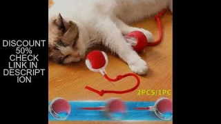 2PC/1PC Cat Interactive Ball Toys Automatic Rolling Ball Rechargeable Self Rotating Ball Fast Rollin