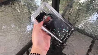 Gradient glitter quicksand shockproof case for iPhone from Maxcury by Crosstreesports