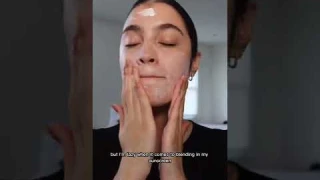 Naturium dew glow moisturizer spf 50 try on | normal to dry skin sunscreen
