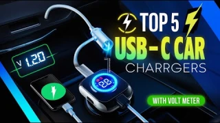 Top 5 Best USB-C Car Chargers with Volt Meter in 2025 🔋⚡