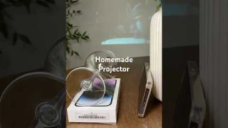 no more spending money on a projector 🤯 #diy #homemade #projector #lifehacks #shortvideo