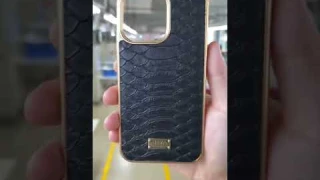 Snake skin electroplated gold phone case #shorts #phoneaccessories #wholesale #trader #dropshipping