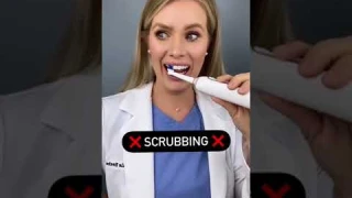 How to brush using an electric toothbrush. #brush #brushing #dentist