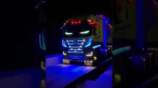 Truck windshield RGB flexible led eye display smart app control scrolling led eye animation sign